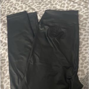 Nwt aerie leather leggings